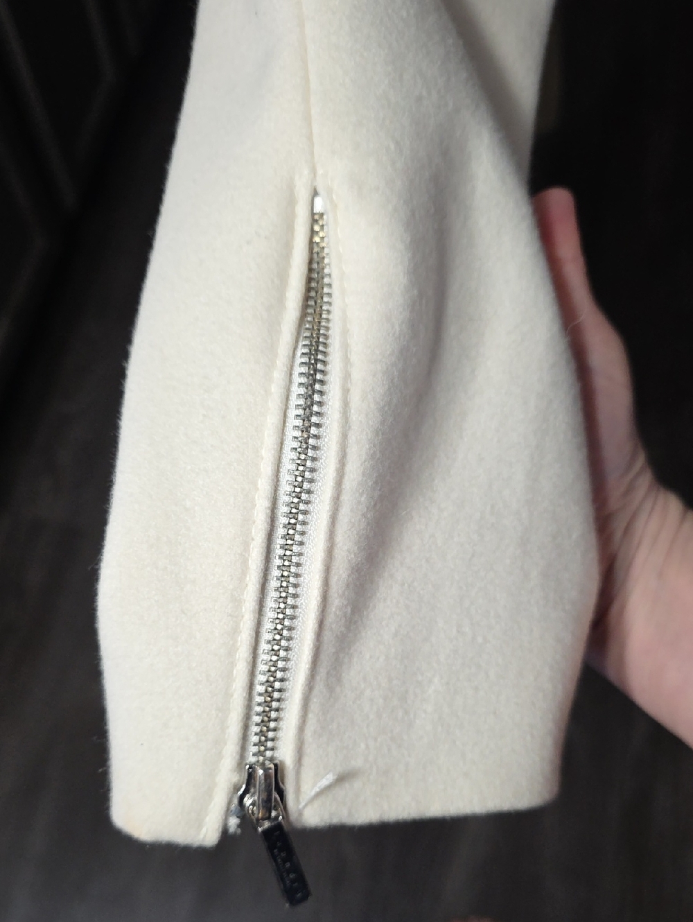 Laundry By Shelli Segal Cream Tailored Single-Breasted Blazer Coat - Picture 9 of 13